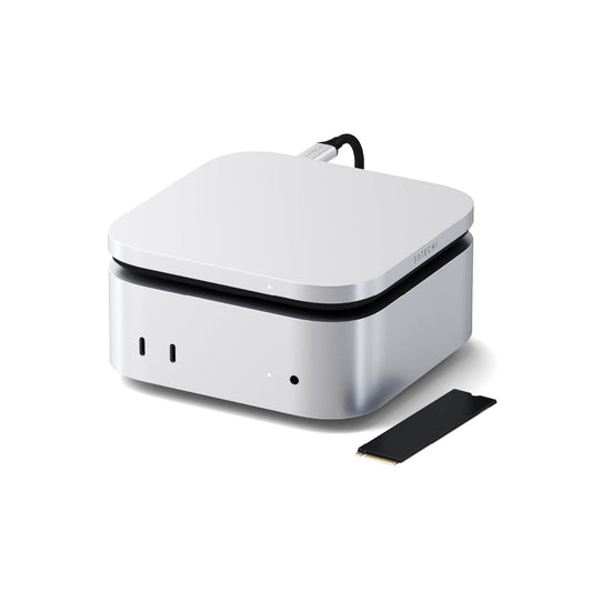 Satechi USB4 NVMe SSD Enclosure for Mac mini M4, M.2 NVMe SSD Enclosure with up to 40Gbps, up to 8TB, for Sizes 2280/2260/2242/2230mm, Compatible
