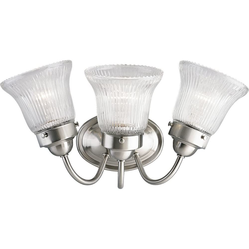 Progress Lighting P3289-15 3 Light Bath Fixture, Polished Chrome