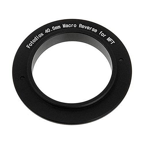 Fotodiox 40.5mm Filter Thread Macro Reverse Mount Adapter Ring for MFT Micro 4/3 Four Third Cameras Fits Olympus