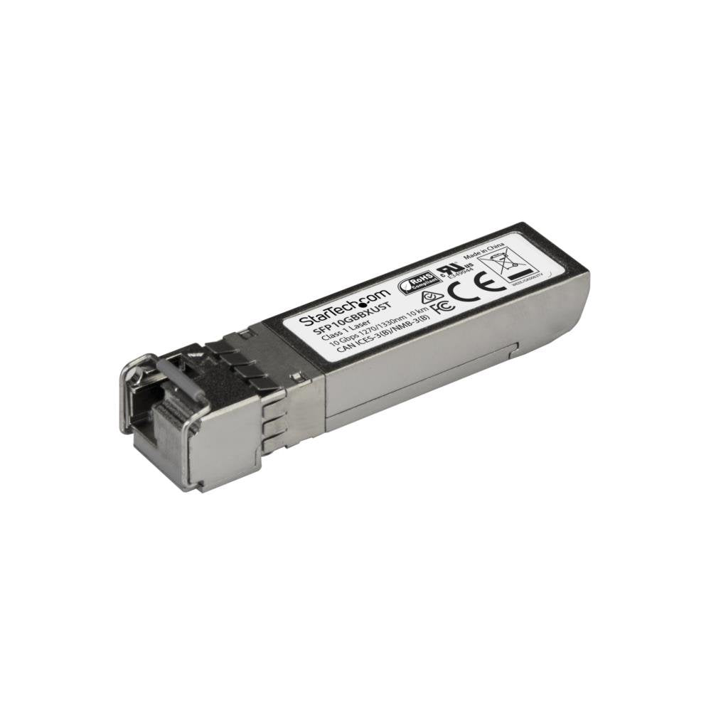 StarTech.com MSA Uncoded SFP+ Module - 10GBASE-BX - 10 Gigabit Ethernet BiDi Fiber Single Strand SFP+ Transceiver - LC 10km - MSA Compliant