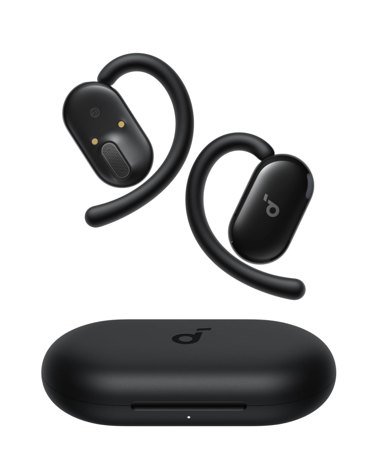 Soundcore V20i by Anker Open-Ear Headphones, Adjustable Ear Hooks, Ultra-Comfort, Snug Fit, Powerful Sound, Clear Calls, IP55, 36H Playtime, Bluetooth