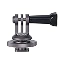 NICEYRIG Hot Shoe Mount Adapter for GoPro Hero 10/9/8/7/6/5, DJI Osmo Action, AKASO Brave 8/7/6 Applicable for Tripod Selfie Stick Monopod and DSLR
