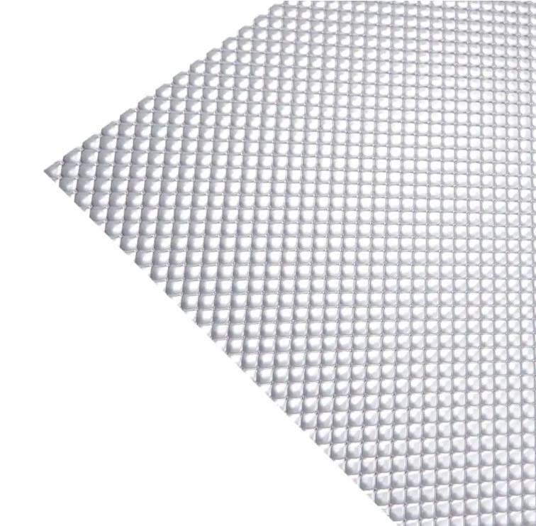 Lighting Panel Acrylic Cover| Clear Acrylic Prismatic Lighting Panel | Heavy Duty | 0.125" Thickness | Fluorescent Lighting for Overhead Fixtures | 4