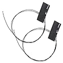 60cm/2ft 2pcs MHF4 IPEX WLAN Network Adapter PC Antenna for NGFF Intel 7260 8260 8265 9265 9260 9560 AX210 AX200NGW AX Killer M.2 IPEX4 Module Card