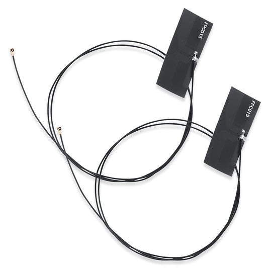 60cm/2ft 2pcs MHF4 IPEX WLAN Network Adapter PC Antenna for NGFF Intel 7260 8260 8265 9265 9260 9560 AX210 AX200NGW AX Killer M.2 IPEX4 Module Card