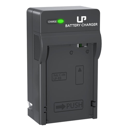 LP E8 Battery Charger, Charger Compatible with Canon EOS Rebel T2i, T3i, T4i, T5i, 550D, 600D, 650D, 700D, Kiss X4, X5, X6i, X7i Cameras & More (Not