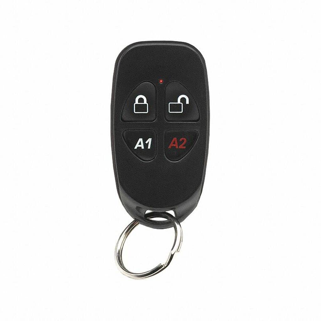 NAPCO GEM-KEYF Compact 4-Button Key-Chain Remote (One Pack) (One Pack)