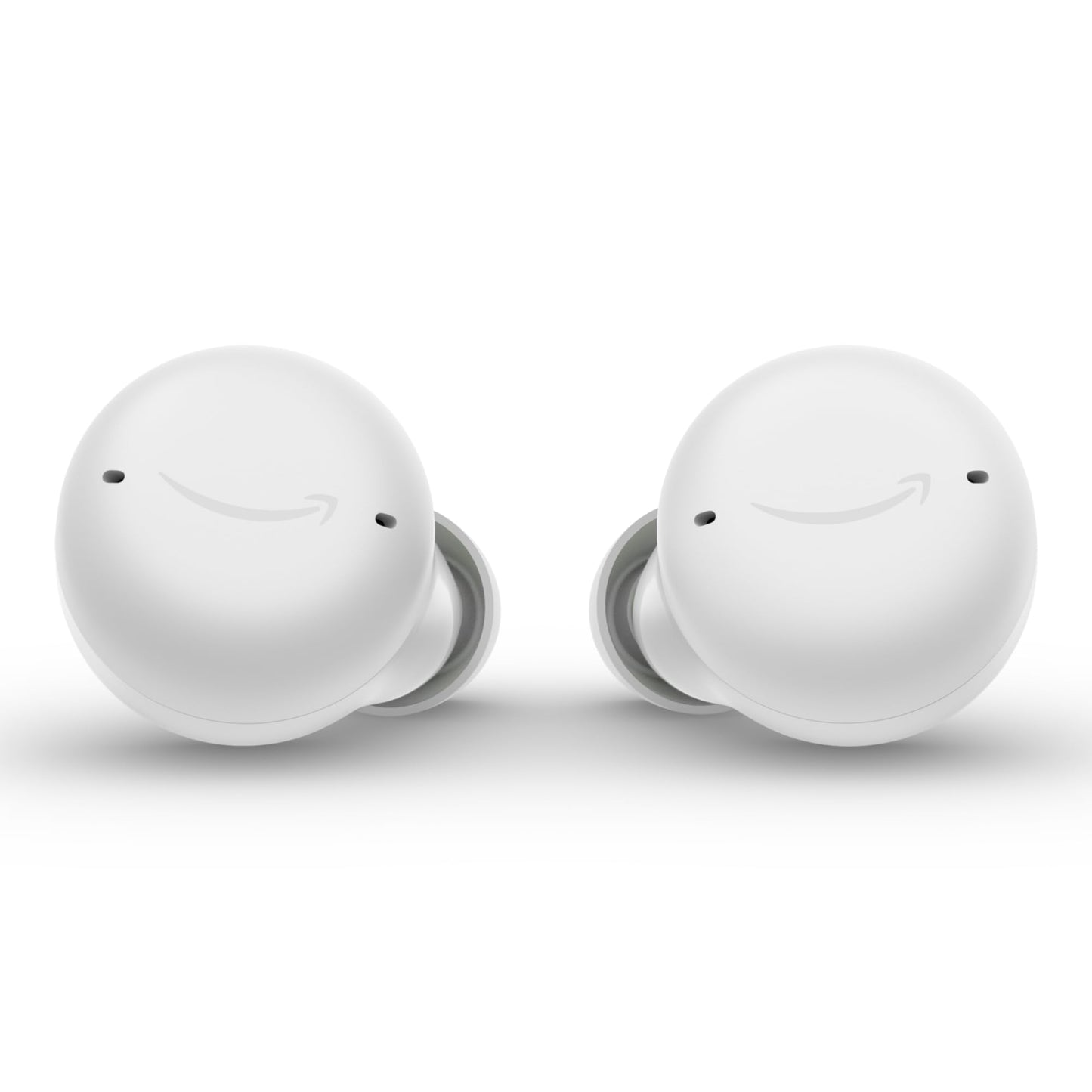Amazon Echo Buds with Active Noise Cancellation (newest model), Wired charging case, Glacier White
