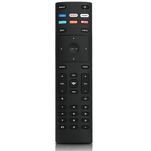 XRT136 Replace Smart TV IR Remote Control fit for VIZIO E55-E1 E32-D1 E40-D0 E48-D0 E50-E1 E49U-D1 E55-E2 E55U-D0 E60U-D3 E65-D1 E70-E3 P65-C1 P75-E1