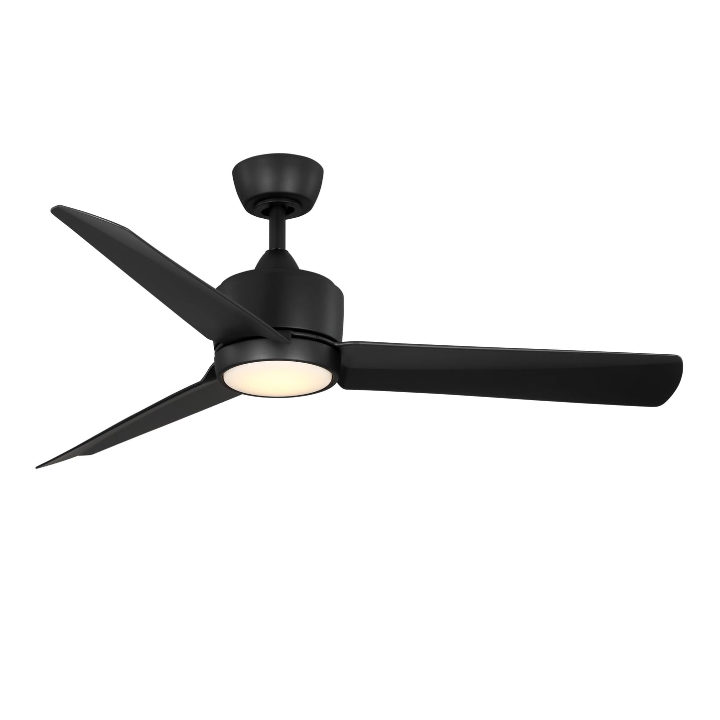 kathy ireland HOME 52" Captiva Ceiling Fan with Light & Remote, Damp Rated Indoor/Outdoor, Energy-Efficient 6-Speed DC Motor, Adjustable 6-CCT LED