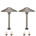 Lumina Lighting® 4W Landscape Lighting 12V Landscape Lights Low Voltage Landscape Path Lights Warm White Waterproof Outdoor Replaceable G4 LED Bulb