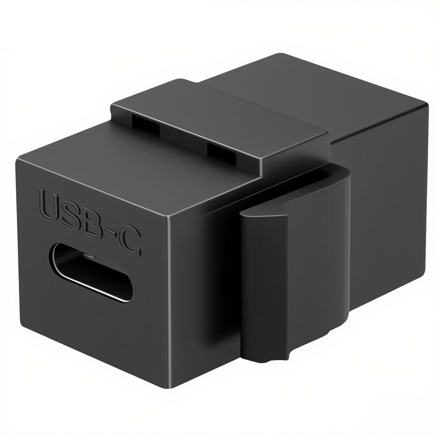 AYECEHI USB C Keystone Jack Adapter (Black 4 Pack) USB 3.1 Type-C Module Coupler Adapters Female to Female Keystone Insert Socket Coupler Adapter…
