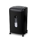 Low Noise 48dB Paper Shredder for Home, 10-Sheet Micro Cut, P-5 High Security, CD/Credit Card Shredder, 7.9 Gallons Wastebasket, Black