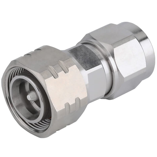 Come-buy 4.3/10 Mini DIN Connector Male Plug to N Male Plug Adapter 4.3-10 Mini DIN Male to N Male Aadptor (4.3/10 Male to N Male),4310-N-JJ