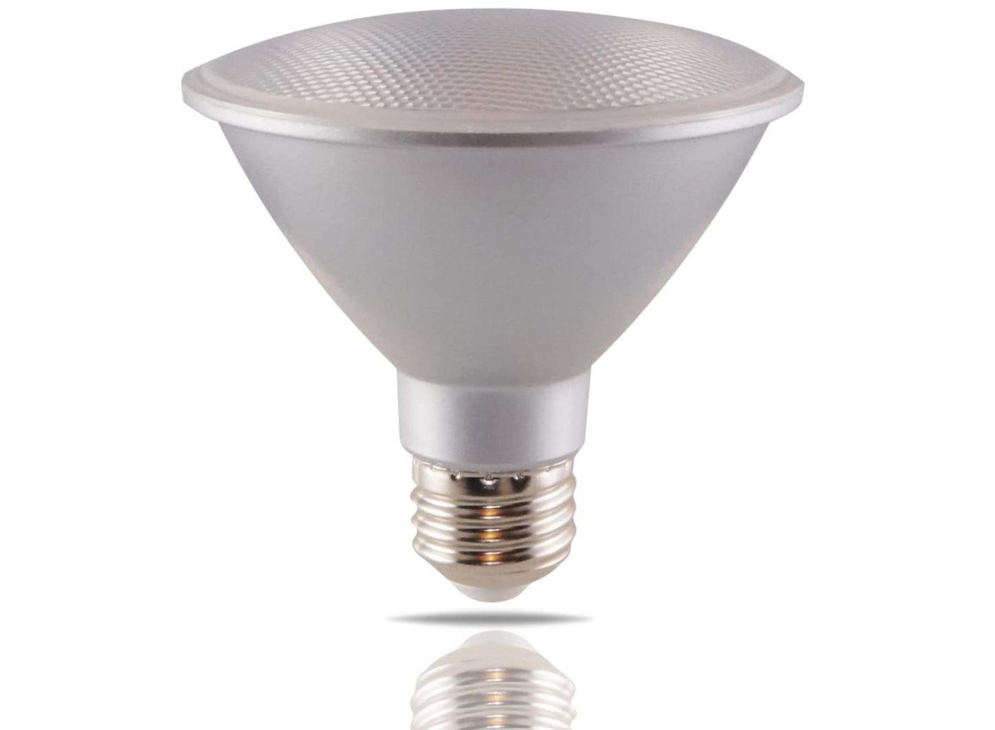 Satco S29416 12.5W Short-Neck PAR30 LED Reflector Bulb, 3000K, Clear