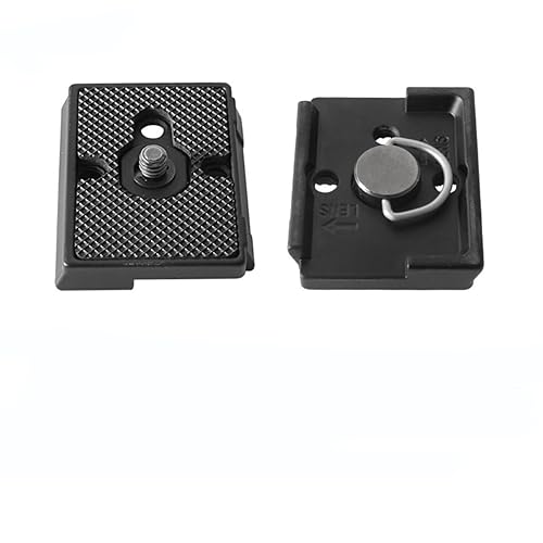 2 Pack SLR Camera Tripod Head 200PL-14 Quick Loading Release Plate for Manfrotto Photography Accessories (200PL-C)