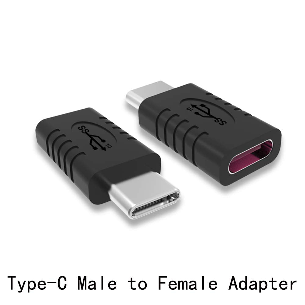 rgzhihuifz USB C Male to USB C Female Adapter, Converter, Support Data Synchronization and Charging, Suitable for Mobile Phones, Computers, Notebook…