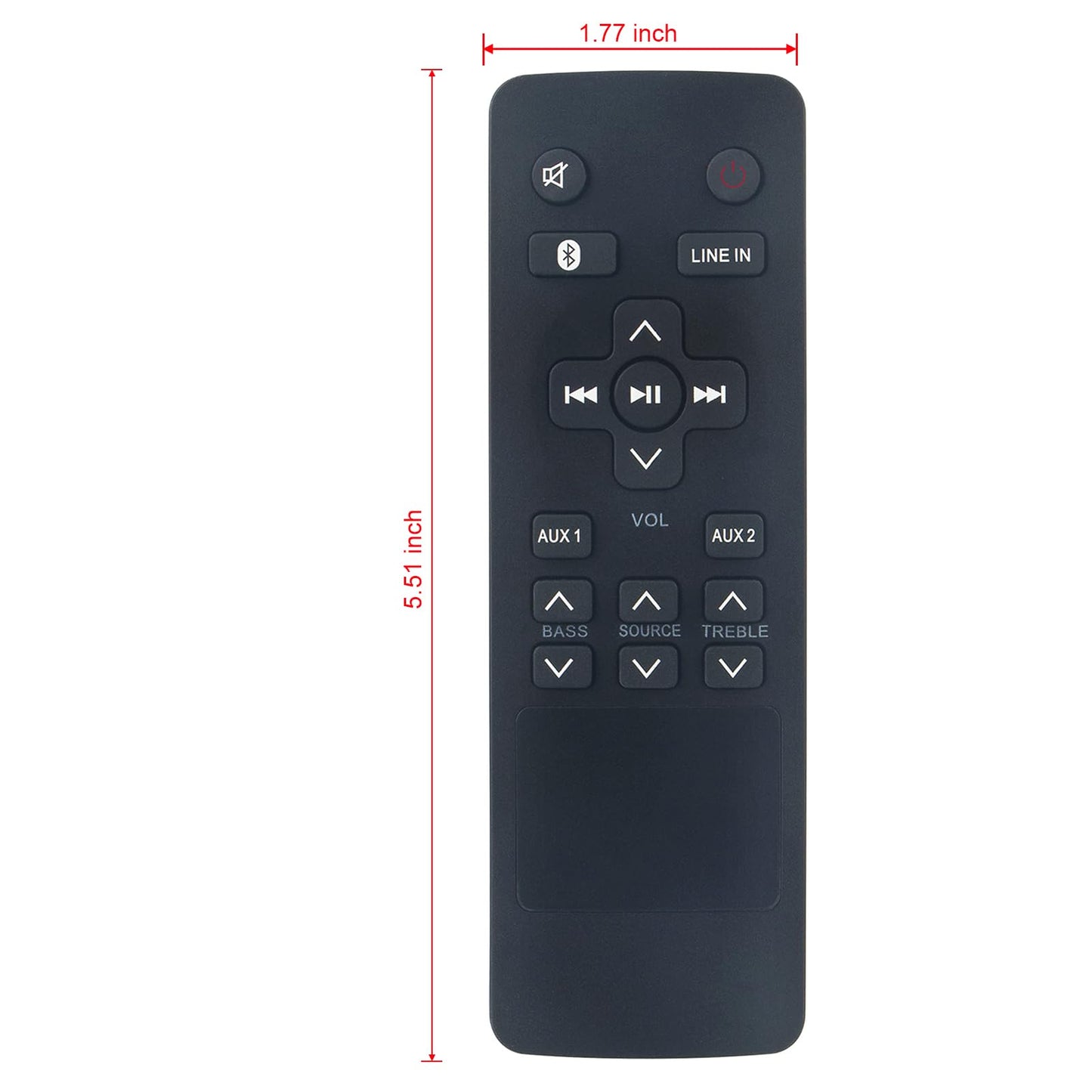 RTS7010B Replaced Remote Control fit for RCA Sound Bar RTS7010B-E1 RTS7010BE1 RTS7110B RTS7630B RTS739BWS Home Theater