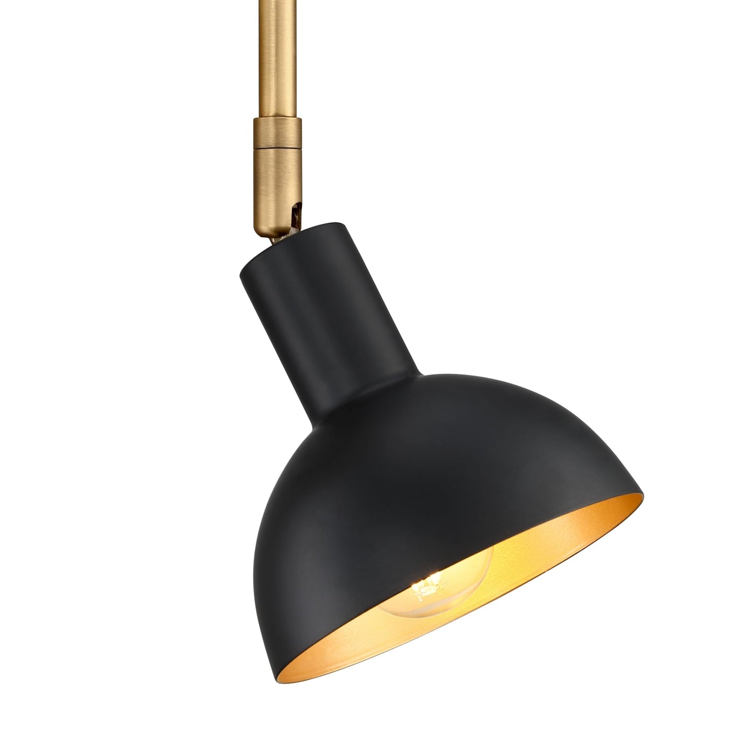 Nathan James Tamlin Wall Light Fixture, Wall Mounted 1-Light Lamp, Plugin Sconce with On/Off Switch for Living Room, Reading Nook or Bedroom, Vintage