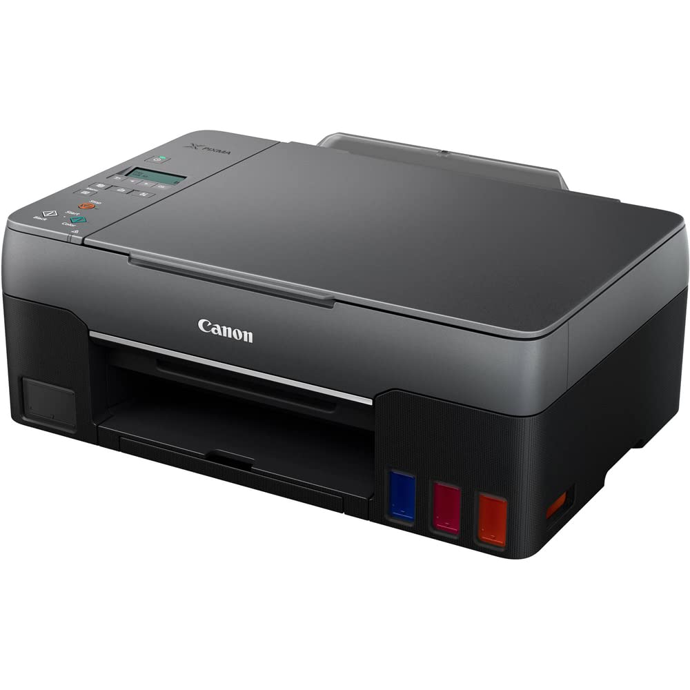 Canon Pixma G2260 All-in-One MegaTank Wired Printer with Print, Copy, Scan, Photo Printing 4466C002 and High Yield Refillable Tanks, Ink Set + 2 Extra
