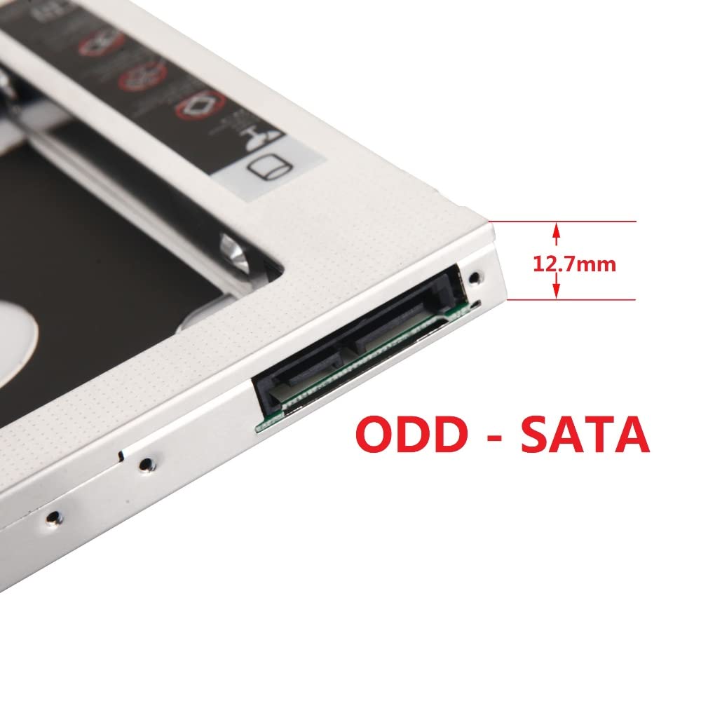 DY-tech 2nd Hard Disk Drive HD SSD Caddy for Dell Inspiron 15R SE 7520 N5010 N5110 M5010