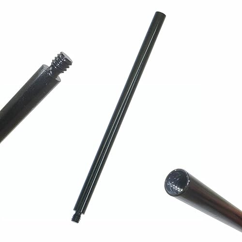 AUXPhome Metal Tripod Extender Tube - 6" Extension Rod with 1/4"-20 Female & Male Threads for DSLR, SLR, Action Cameras & More - Black