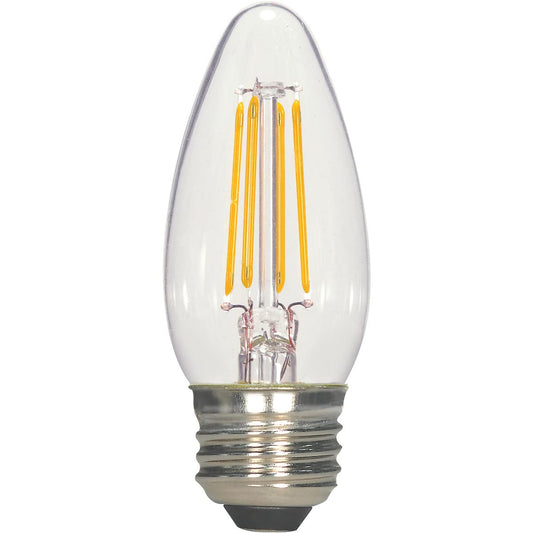Satco B11 E26 (Medium) LED Bulb Warm White 25 Watt Equivalence 2 pk