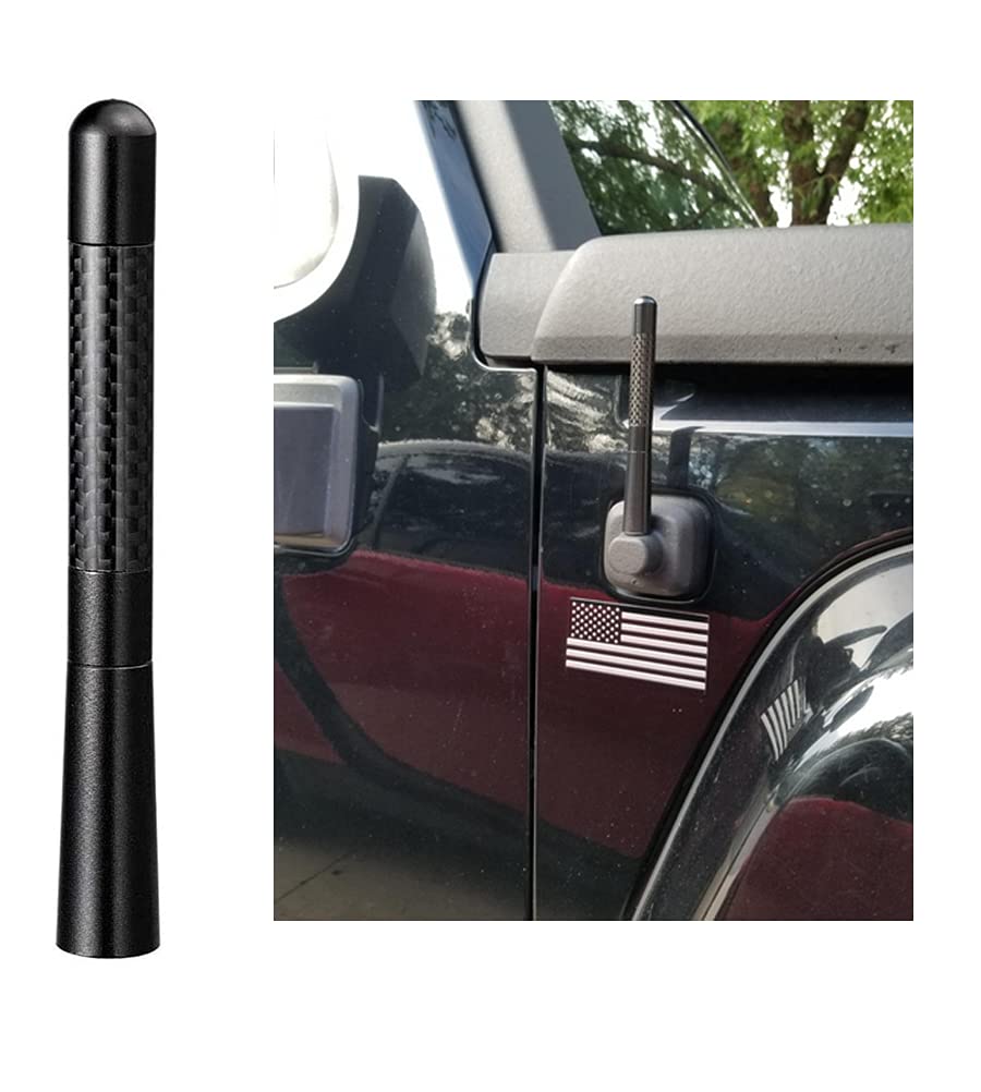 RedYutou Car Universal Antenna mast Carbon Fiber car Antenna
