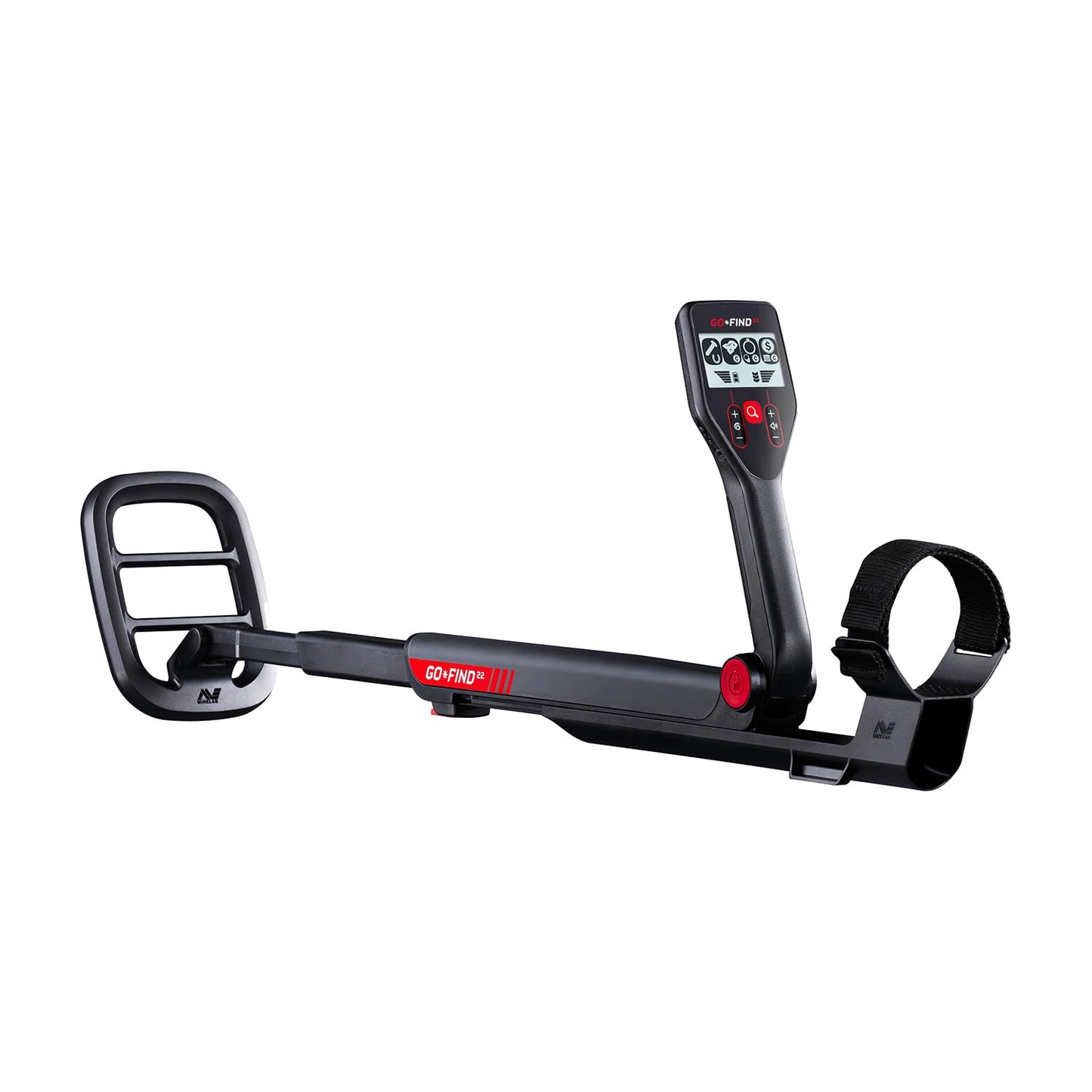 Minelab GO-FIND 22 Ultra-Light Collapsible Metal Detector for Adults & Kids with 8" Waterproof Coil