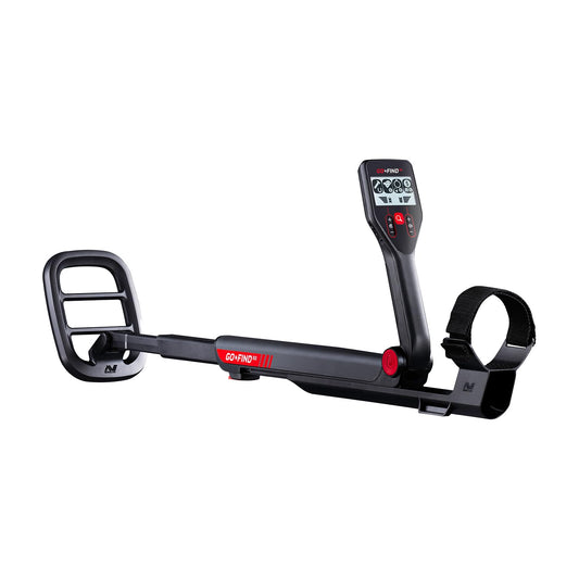 Minelab GO-FIND 22 Ultra-Light Collapsible Metal Detector for Adults & Kids with 8" Waterproof Coil