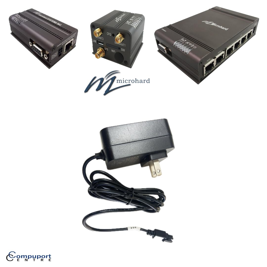The CompuPort AC Power Adapter Features a 12VDC Output and a 4-pin Molex Connector, Making it Suitable for a Range of Cellular modems, Including…