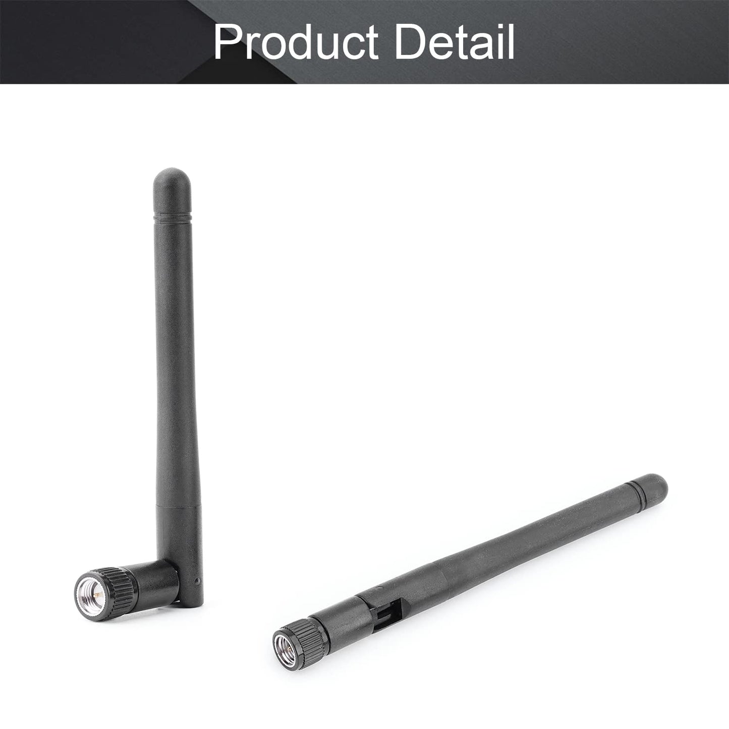 Othmro GSM Antenna 824-2170Mhz 6DB 110mm 2PCS,SMA Male (Thread Inside with Pin) Connector for WiFi Router Booster