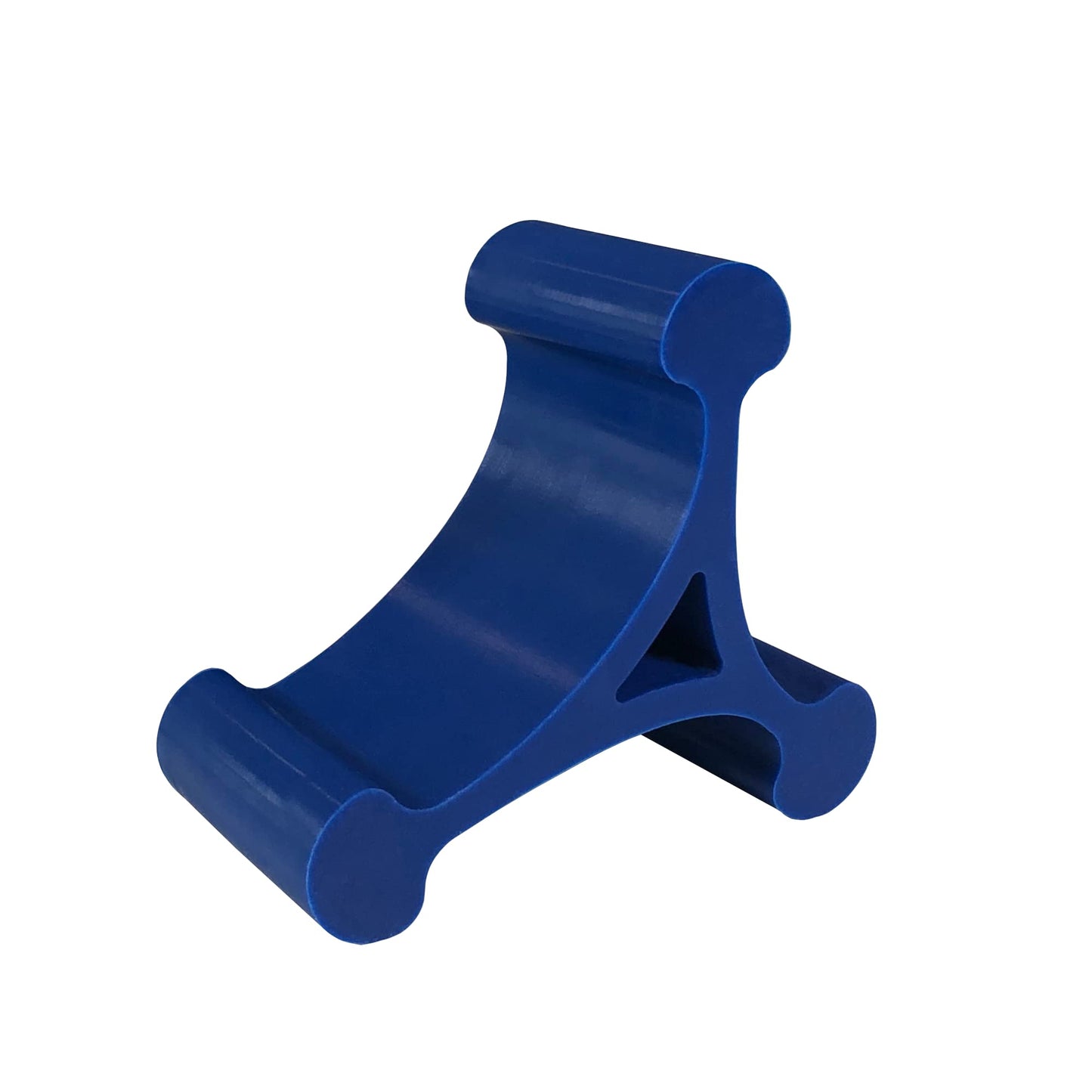 Mica Design Company Skalene Phone Stand - 100% Silicone Rubber, Adjustable Phone Holder, Prop, Rest - Desk, Office, Home, Kitchen Accessory (Royal