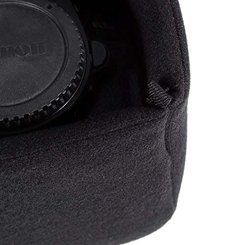 Tbest Travel Padded Camera,Small Mirrorless Camera Insert DLSR Camera Bag Insert Padded Shockproof Foldable Camera Insert Protective Bag Camera Case