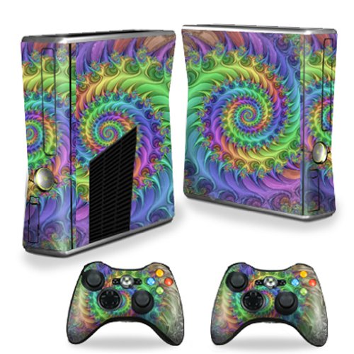 MightySkins Skin Compatible with X-Box 360 Xbox 360 S Console - Tripping | Protective, Durable, and Unique Vinyl Decal wrap Cover | Easy to Apply