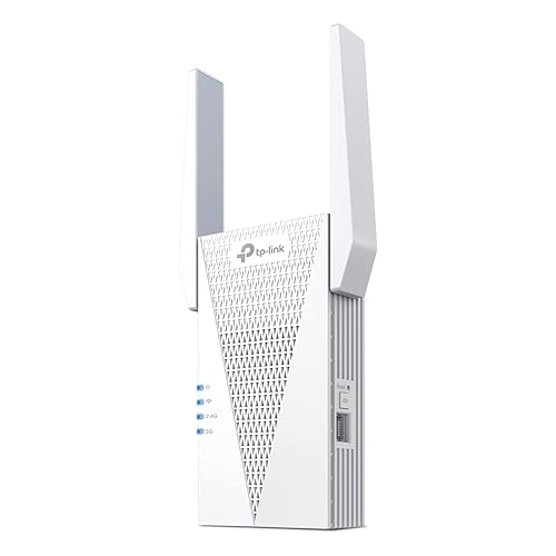 TP-Link AX3000 WiFi 6 Range Extender | PCMag Editor's Choice | Dual-Band Wireless Repeater w/Ethernet Port | Up to 2400 Sq. Ft., 64 Devices | Internet