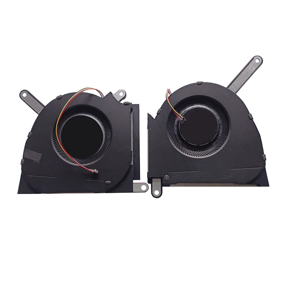 (1 Pair) New CPU GPU Cooling Fans Intended for ASUS TUF Dash (2022) FX517ZM FX517ZM-AS73 FX517ZR RTX 3060 3070 Series Laptop Replacement Fan DC 12V