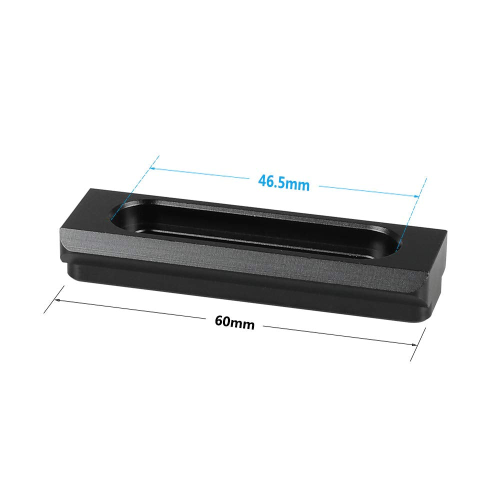 Kayulin Quick Release NATO Rail for DSLR Camera Cage Kit(60mm Long)