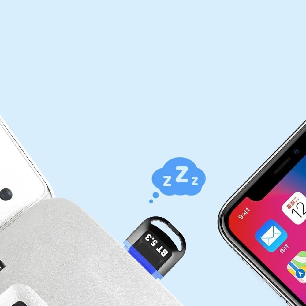Bluetooth dongle Bluetooth USB Stick, Bluetooth 5.3 Adapter for PC, Laptop, Desktop