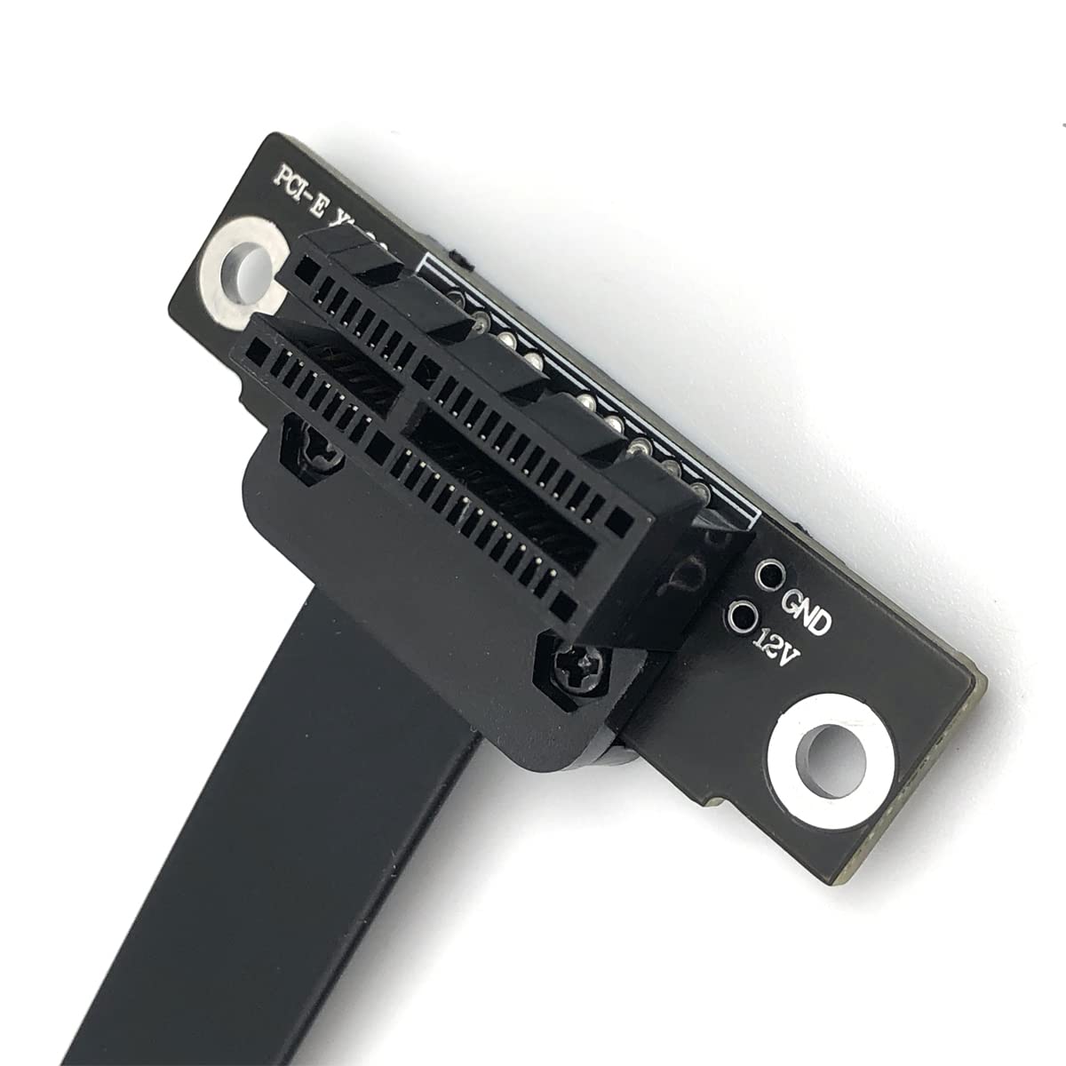 FainWan PCI-e PCI Express 36Pin 1X Extension Cable with Gold-Plated Connector (90 Degrees)