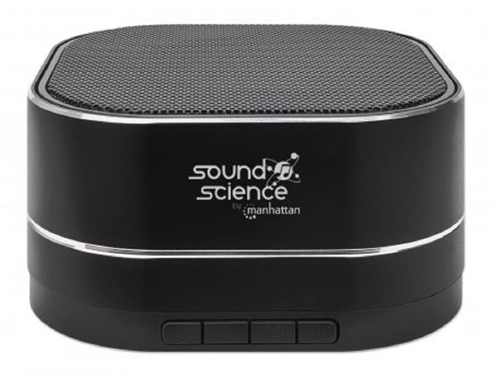 MANHATTAN Metallic Bluetooth Speaker (Clearance Pricing), W128290959 ((Clearance Pricing), Microphone, Fm Radio, Decent Sound Output (3W), 6 Hour