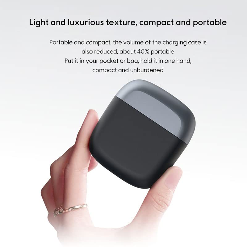 ICESOMNUS Sabbat JetPods Wireless Bluetooth 5.2 Headset 2023 Sound Quality Sports in-Ear Suitable for iOS and Android(Graphite Black)