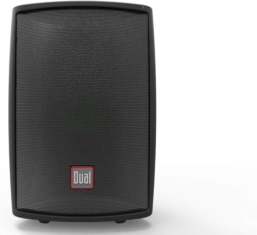Dual Electronics AMDBTS4SP Wireless Portable Bluetooth Speaker | Expansive Stereo Sound | 15-Hour Playtime | IPX4 | Up to 100ft of Wireless