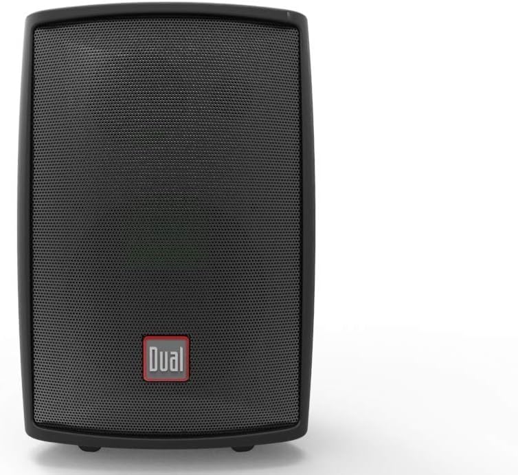Dual Electronics AMDBTS4SP Wireless Portable Bluetooth Speaker | Expansive Stereo Sound | 15-Hour Playtime | IPX4 | Up to 100ft of Wireless