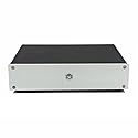 Dual AD1865R NOS DAC R2R HiFi Audio Decoder Converter with Balanced XLR Output, Coaxial Input for Home Stereo System (Silver)