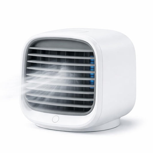 Vurzena Table Fan, Portable Desktop Fan for Home, Office, and Bedroom Use