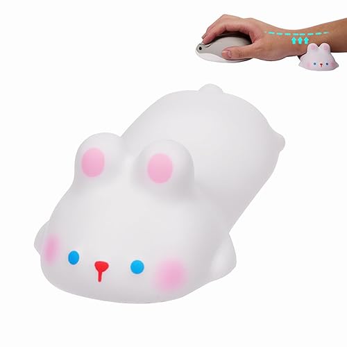 Small Wrist Rest Mouse Pad for Mouse, Mini Cute Ergonomic Cartoon Mousepad Memory Foam Design Animal Shape Wrist Support Pillow Rest Cushion Mat