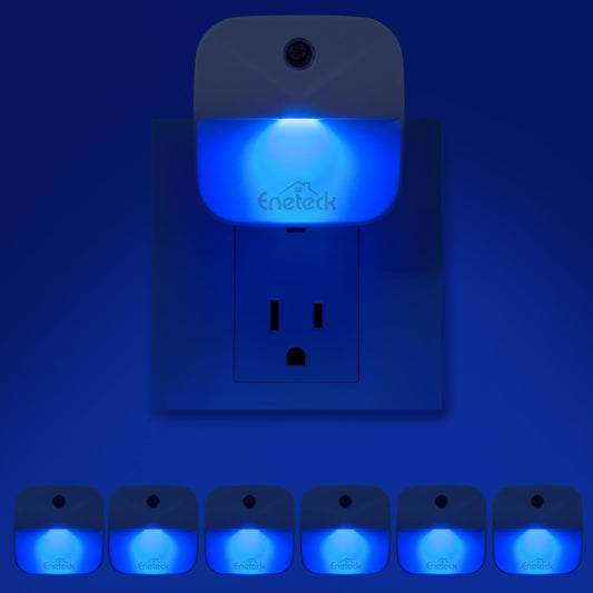 Eneteck LED Night Lights Plug into Wall,Soft Night Light with Dust to Dawn Sensor,Nightlight for Travel,Kitchen,Adults