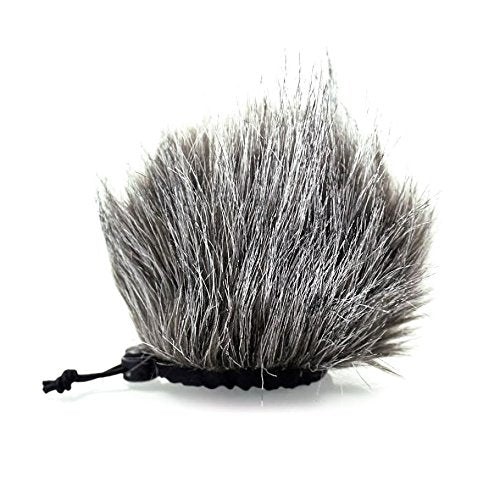 CamDesign Furry Microphone Windscreen Wind Muff Compatible with Portable Digital audio Recorders up to 10cmX14cm fits Zoom H4n H5 H6 Tascam DR-40