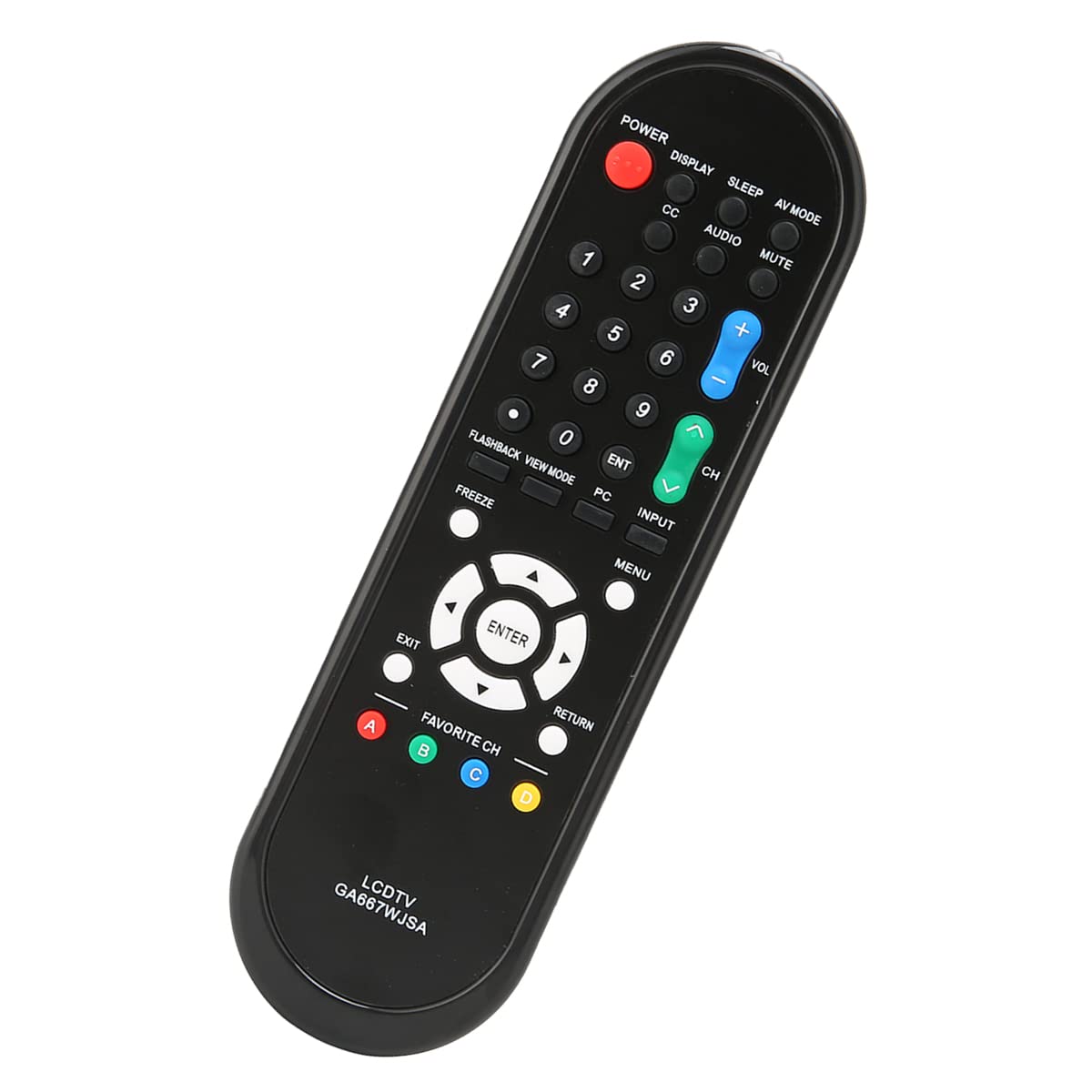 GHUST GA667WJSA Remote Control Replacement for Sharp TV LC-70LE600U LC-C3234U LC-C3237U LC-C3237UT LC-C4067U LC-C4067UN LC-C4655U LC-C46700UN